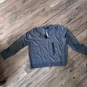 Banana Republic Factory Forever Cardigan - Charcoal - XL NEW with Tags